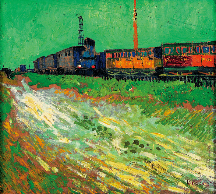  文森特·威廉·梵高  Vincent Willen Van Gogh —— 火车